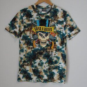 Guns N Roses Official Band Tee Shirt Use Your Illusion 1991 Tie Dye Size Small